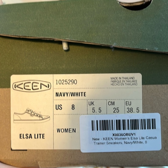 Keen Sneakers Elsa Lite Navy Size 8 - Picture 2 of 12